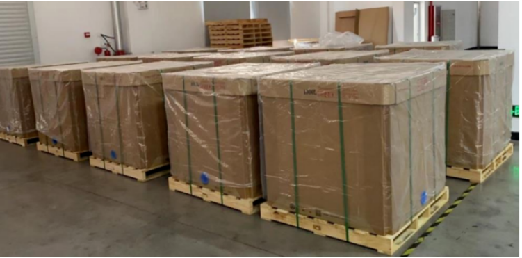 罐車OUT，環(huán)保級(jí)可折疊紙噸箱上線